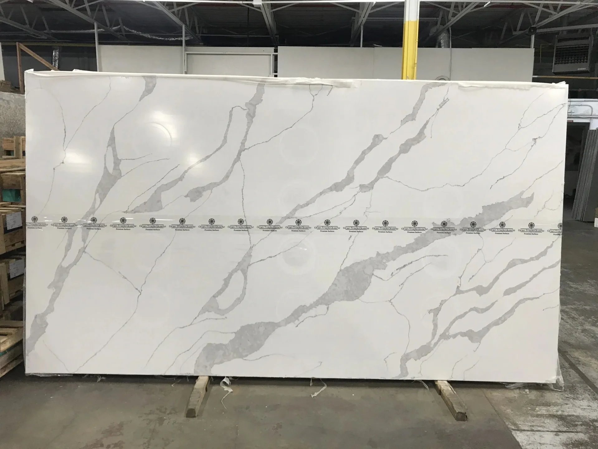 White Marble in the Factory